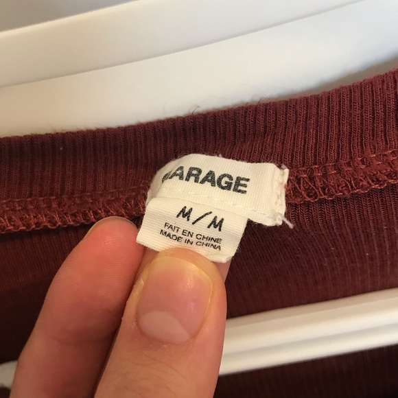 NWOT garage ribbed long sleeve tee - Picture 5 of 7